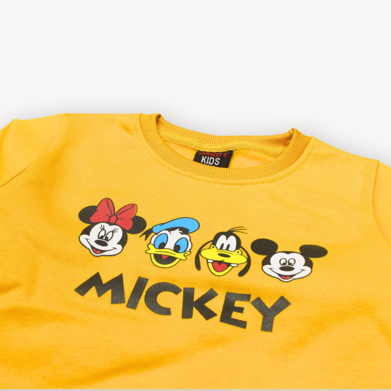 Yellow Mickey Fleece Pajama Shirt Set